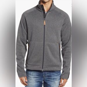 Fjallraven Men's Charcoal Zip-Up Sweater